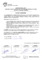 P.V. ADMISSION CONCOURS OP2 – LOGISTIQUE – 2024