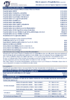 Tarifs journaliers 2026 – Mars 2026
