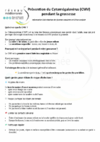 Prévention du Cytomégalovirus (CMV)